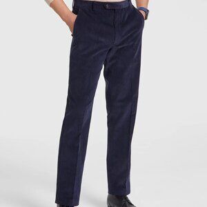 NWT Tommy Hilifiger Men's Modern Fit Corduroy Pants Navy